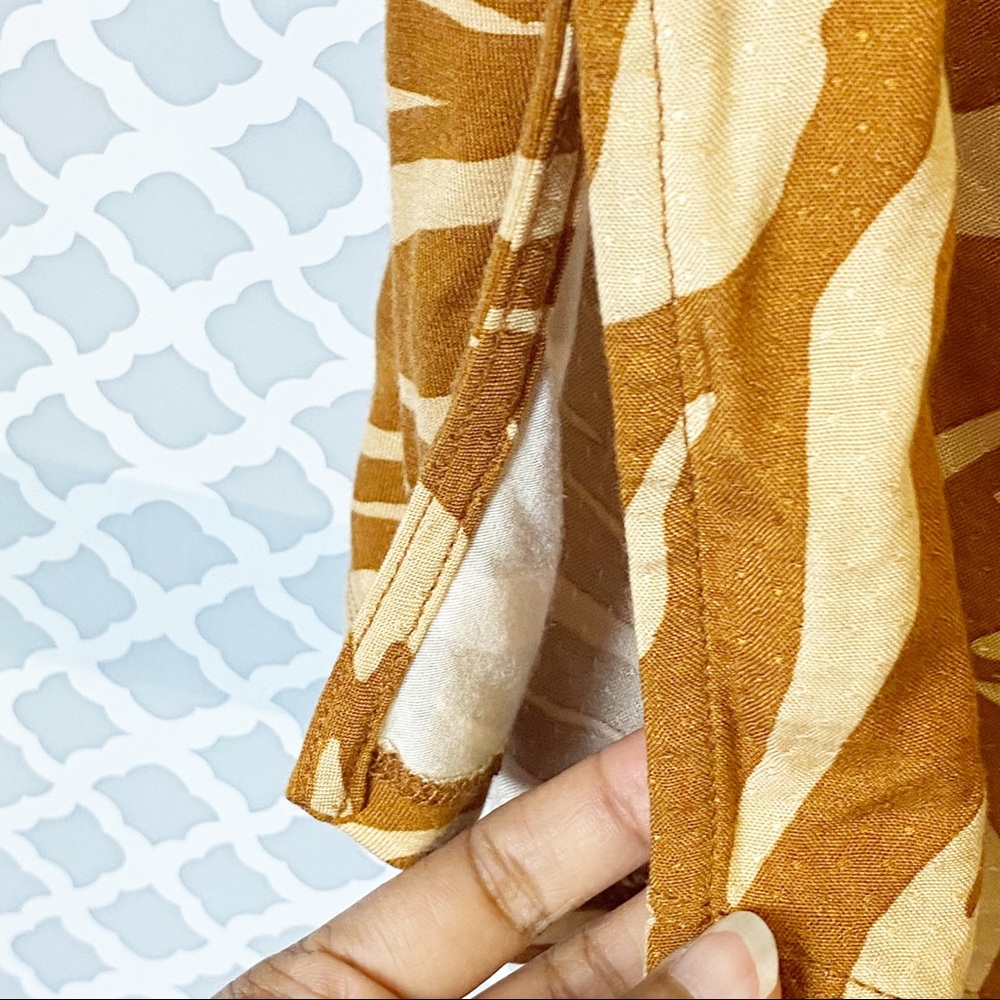 EUC Anthro Maeve Printed Windham Tunic in Cedar - Picture 8 of 12